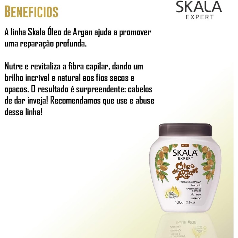 SKALA Oleo De Argan Marroquino, Rapido 3 Minutes 1Kg 35.2