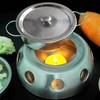 16PCS Pots and Pans Kitchen Toy Stainless Steel Pretend Play