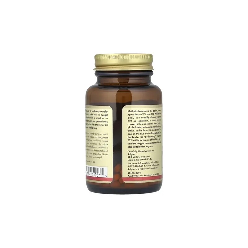 Metilcobalamina Vitamina B12 Energía Vitalida Unidades