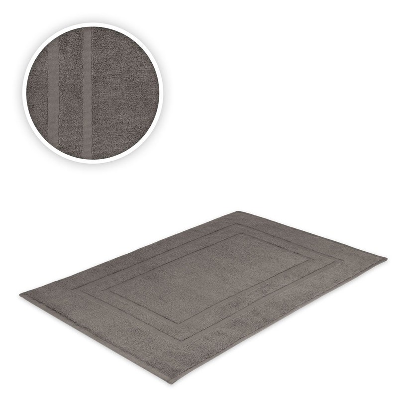 EXKLUSIV HEIMTEXTIL Bath Mat 50 x 80 cm Anthracite