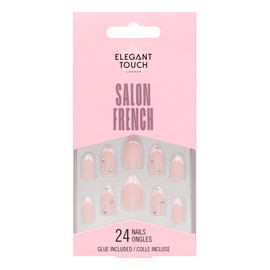 Elegant Touch French Nails 128