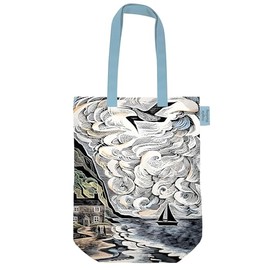 Cotton Tote Bag - Stormy Seaside Print by Angela Harding - Fashion Accessory