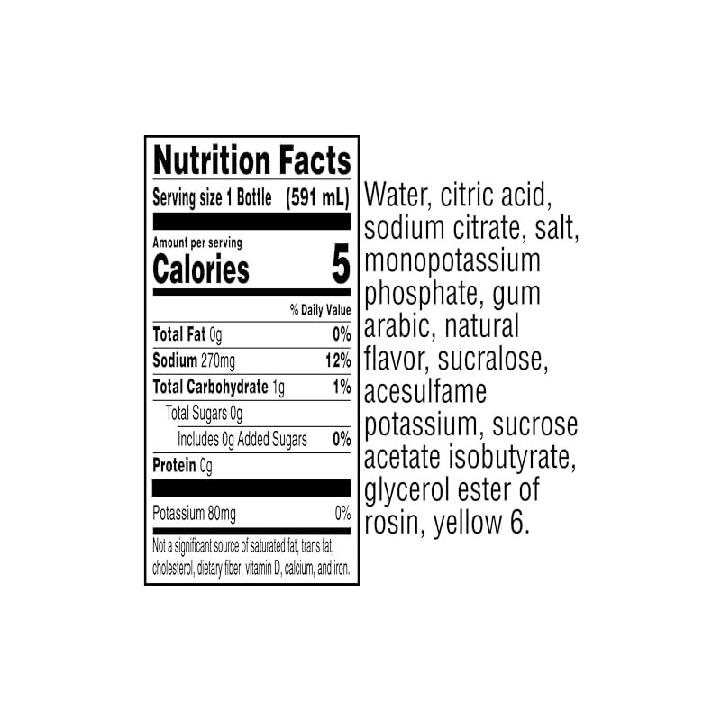 Gatorade Thirst Quencher Zero Sugar Sports Drink, Orange, 20oz Bottles,