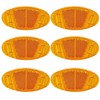 EIHI Pack of 6 Bicycle Reflectors Cat Eyes to Improve