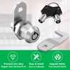 Hecfu 2 Pcs Tool Box Locks with Keys, Hook Cam,