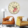 SWHONG Wall Clock Without Ticking Noises 10 Z0 LL/25.4 cm