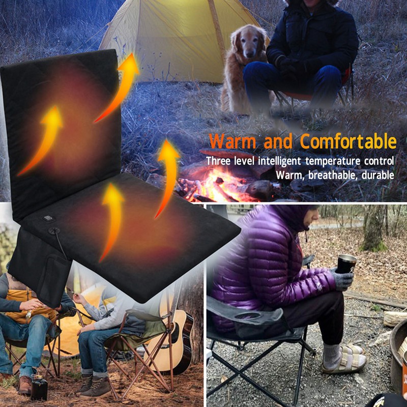 Heated Seat Cushion 3 Level Heating Foldable Comfortable Seat Cushion