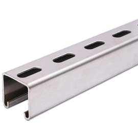 Surprecision Metal Strut Channel with Slotted Back 200mm/7.87" 304 Stainless Steel U Channel 1 Pcs Framing Steel Channel - Efficient Support Solution (Thickness 1.5mm, Size 41x21mm)