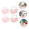 VILLFUL 4pcs Storage Baskets with Open Design Desktop Organizers for