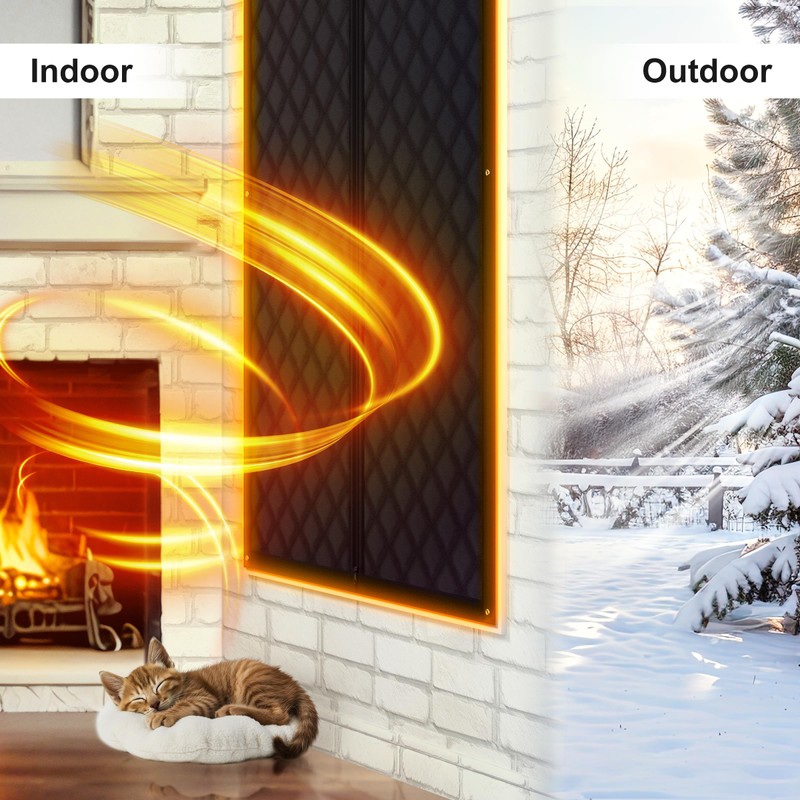 AGHITG Thermal Window Cover, 30" X 56" Window Insulation for