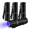 morpilot Black Light, UV Blacklight Flashlights 4 PCS 12 LEDs
