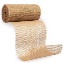 Tyenaza Natural Hessian Table Runner, Hessian Table Runner for Vintage Wedding Decoration, Rural Farmhouse Table Home Decor (15 cm x 2 m)