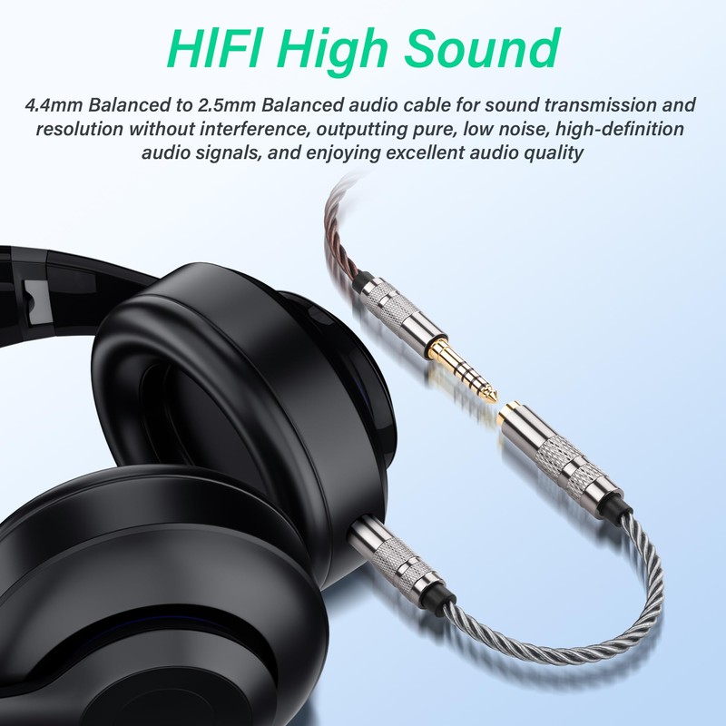 SinLoon 4.4mm Female to 2.5mm Male Balanced Audio Adapter Cable,