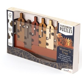 Constantin Waiter's Tray Wooden Puzzle Brainteaser from Recent Toys - for Ages 14 and Up