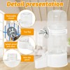 BNOSDM Automatic Bird Water Dispenser 2 Pcs No Mess Parrot