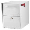 Architectural Mailboxes Oasis Classic Large High Security Parcel Mailbox, White