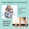 Welnove Welnove Gel Toe Separator - 12 Pack Pinky Toe Spacers - FSA/HSA Eligible Little Toe Cushions, Small Toe Sleeves for Preventing Rubbing & Reducing Pressure (Green)