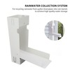 Rainwater Collection System 3x4in Downspout Water Diverter Connector System for