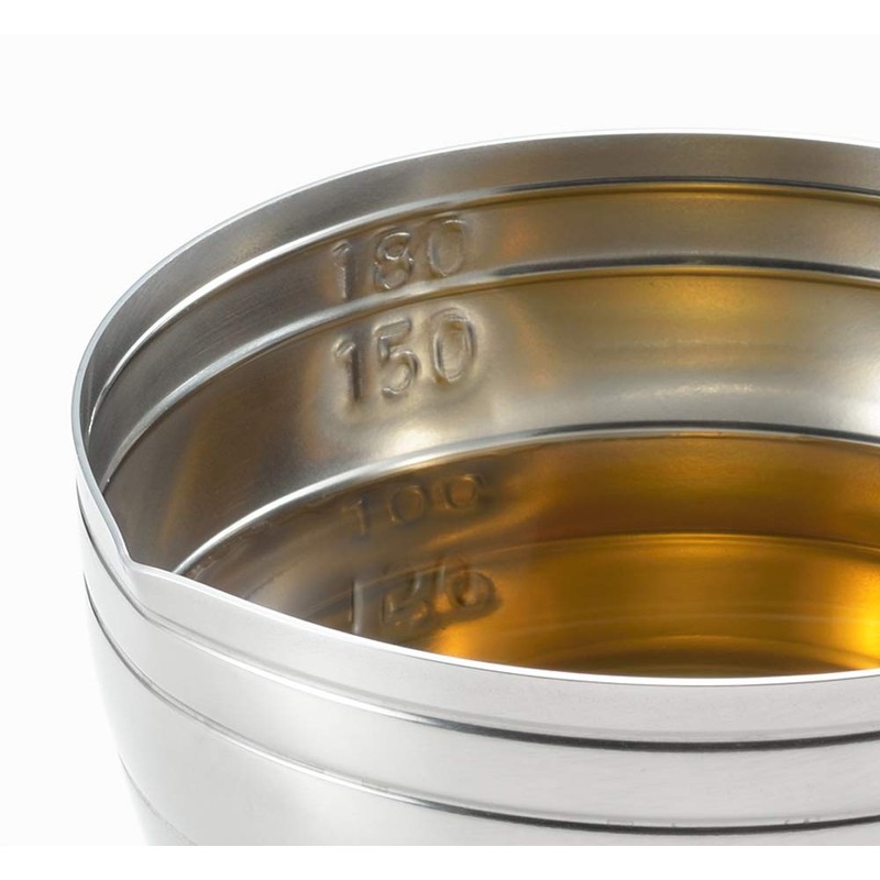 Cooking Iroha YJ2771 Stainless Steel Measuring Cup, 7.8 fl oz