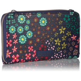 Sakroots womens Sakroots Large Smartphone Crossbody cross body handbags, Navy Floral Spirit, One Size US