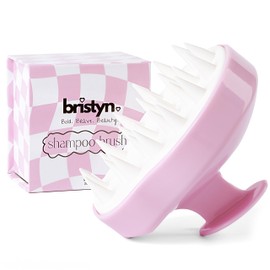 BRISTYN BEAUTY Scalp Massager Shampoo Brush | Soft Bristles Scalp Scrubber for Enhanced Hair Growth | Dandruff Removal & Scalp Exfoliation | Deep Cleansing & Relaxtion Brush