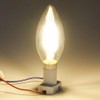 OPALRAY LED Candelabra Bulb, DC 12 Volts, Dimmable with DC