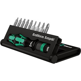 Wera 05135942001 Tool Set, Kraftform Kompakt 12, 10-Piece Set