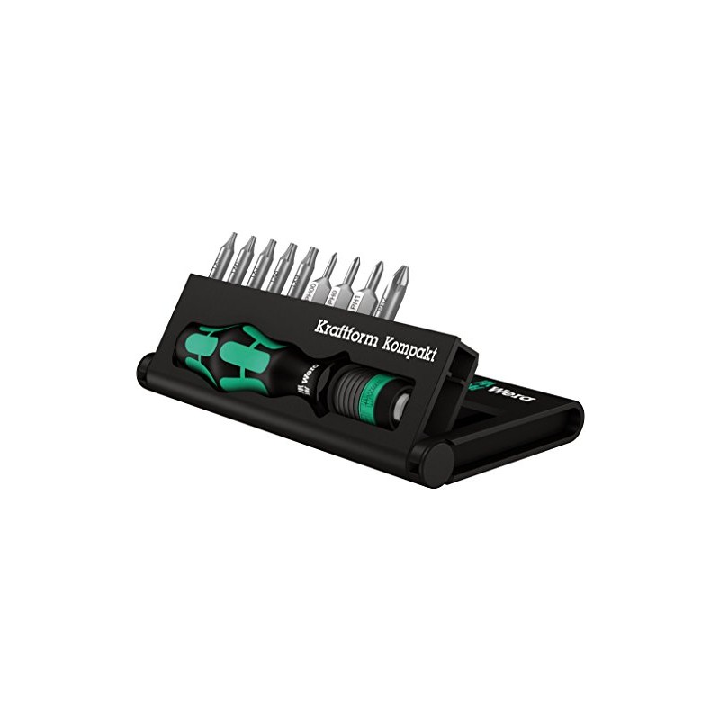 Wera 05135942001 Tool Set, Kraftform Kompakt 12, 10-Piece Set