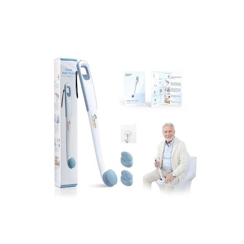Toilet Aids for Wiping Bottom – Ideal for People Overweight,Elderly,