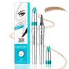 Eyebrow Pencil, Eyebrow Pen, Faux Brow Filling with 4-Fork-Tip Create