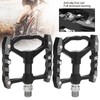 Wheelup Bicycle Pedals Carbon Fiber Aluminum Alloy Bearing Platform AntiSlip