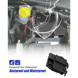 TIKSCIENCE Fuse Block Relay Center Cover Fit for Jeep Compass 2018 Renegade 2015-2017 Ram ProMaster 1500 2500 3500 Fiat 500X, Replace 68109570AA 68402933AA, Fuse Box Cover