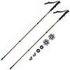 GOGLAND Trekking Walking Poles for Nordic Walking, Adjustable Lengths Including