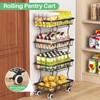 Fruit Basket Kitchen Pantry Organizers and Storage - 4 Tier
