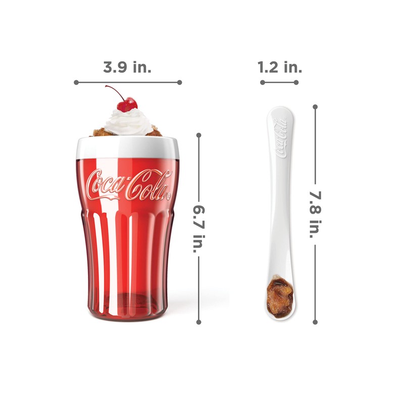 ZOKU Coca-Cola Float & Slushie Maker, Retro Make and Serve