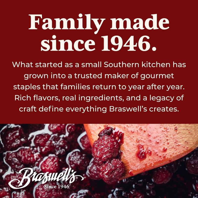 Braswell’s Gourmet Tangy Mustard BBQ Sauce – Small-Batch, Renowned Specialty,