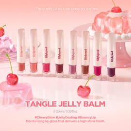 lilybyred Tangle Jelly Balm | Korean Hydrating & Nourishing Lip Gloss, High Shine Finish, Plumping & Volumizing Effect, Bouncy Jelly Texture, Squeeze Tube Formula, 0.30 fl. oz. (07 Plum Jelly Bite)