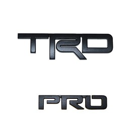 [US Toyota directly Genuine Product] toyota Tacoma 4 Runner "TRD Pro" Emblem Matte Black