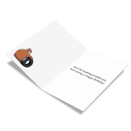 NobleWorks -1 Funny Political Birthday Card with Envelope - Politics Joke, Notecard for Happy Birthdays - Political Correctness C7009BDG