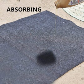 CONVELIFE Felt Fabric Absorbent Material Garage Floor Oil Spill Mat,Under Sink Mat, Protects Garage Floor(36inches x 48inches)