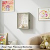 Love-KANKEI Shadow Box Frame 8x10,Wood Deep Shadow Box Display Case