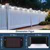 Solpex Solpex Solar Deck Lights, 8 Pack Solar Step Lights
