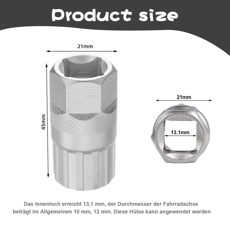 2 Pcs Bicycle Cassette Tool, Sprocket Puller Accessories Tool, Cassette