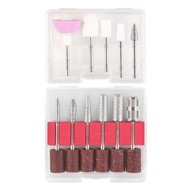 TSUOUKL11 Stück Bits für Nagelfräser,Korund Nagelbohrer,Professioneller nail drill bit,Fräser Aufsatz für Gel Acryl Nagelhaut,Nagelfräser Aufsätze für Maniküre Pediküre