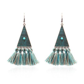 Western Jewellery for Women Boho Earrings for Women Long Tassel Earrings Geometric Statement Dangle Earrings Boho Jewelry Accessories for Women