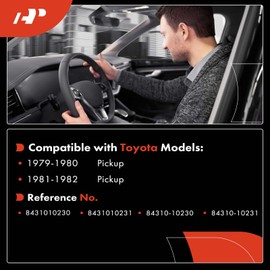 A-Premium Turn Signal Switch, Windshield Wiper, Headlight Dimmer Multifunction Combination Switch Compatible with Toyota Pickup 1979 1980 1981 1982