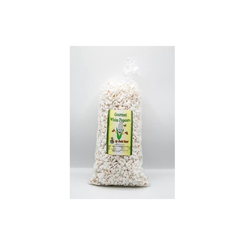 Large White Gourmet Popcorn by Gold Dust Kettle Corn |
