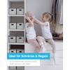 TOPP4u 3 x Small Storage Boxes with Lid, High-Quality Fabric