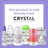CRYSTAL Deodorant - Mineral Roll on Vegan Deodorant for Women