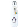 Huuraa Stainless Steel Drinking Bottle Penguin Comic Gift 500 ml